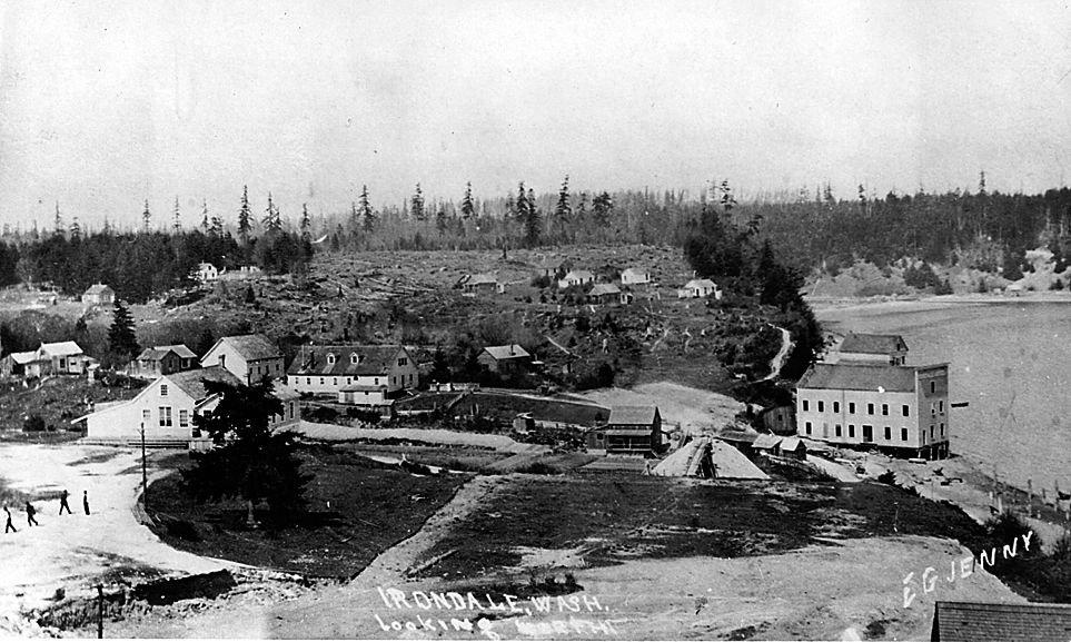 Historic photo of Irondale ca. 1909